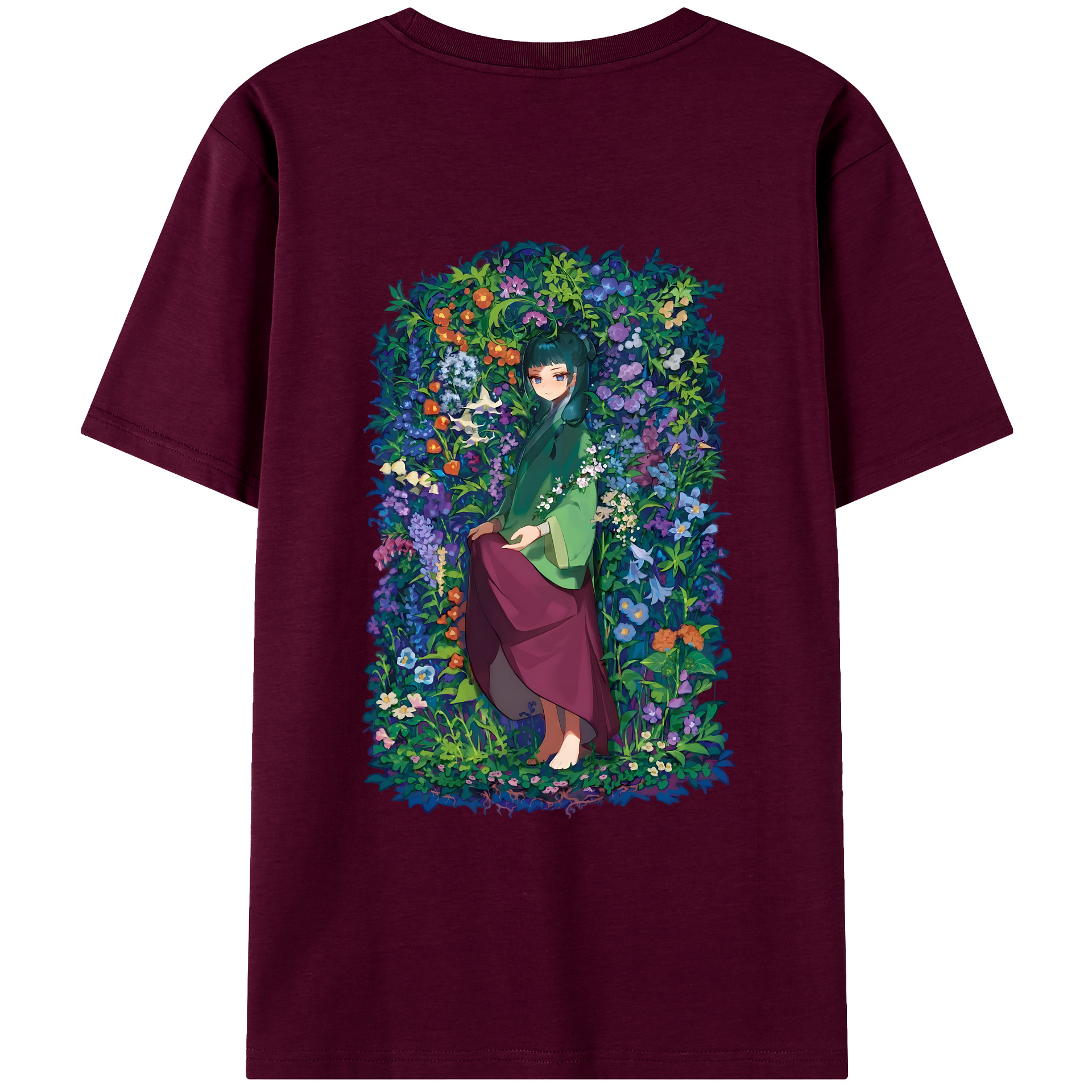 （画像用） 薬屋のひとりごと The Apothecary Diaries レディース半袖Tシャツ(バックプリント)